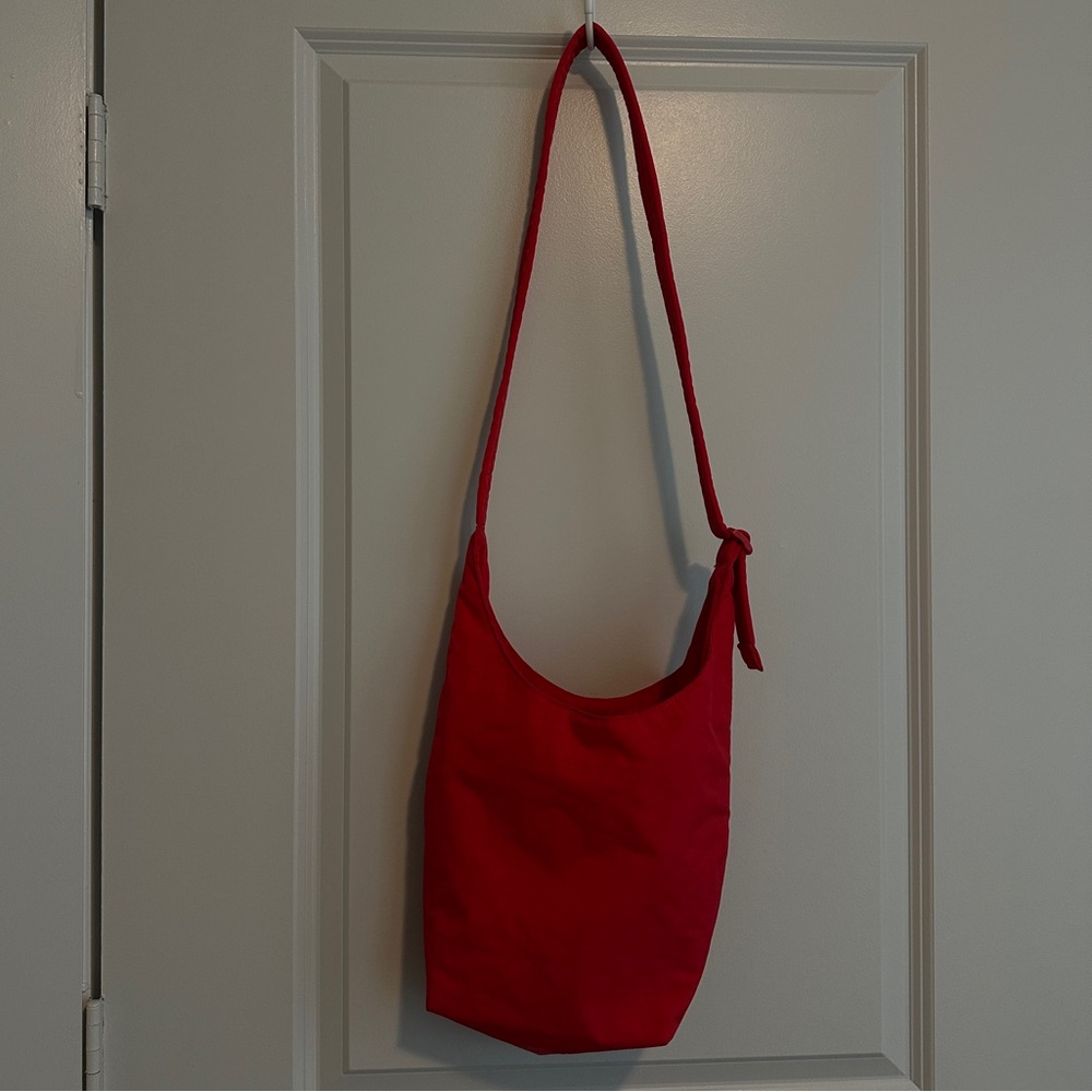 Candy Apple Red Medium Nylon Sling Bag